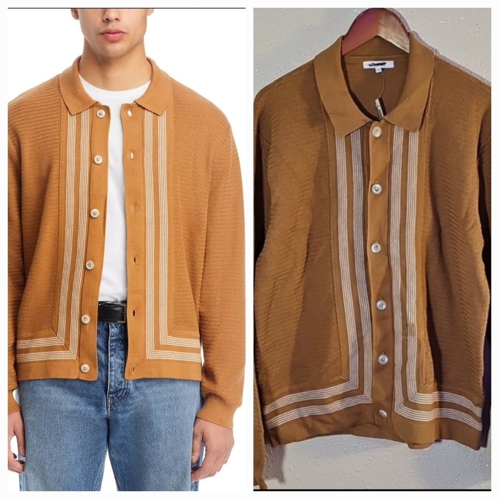 Madewell Button Up Long Sleeve Sweater.
